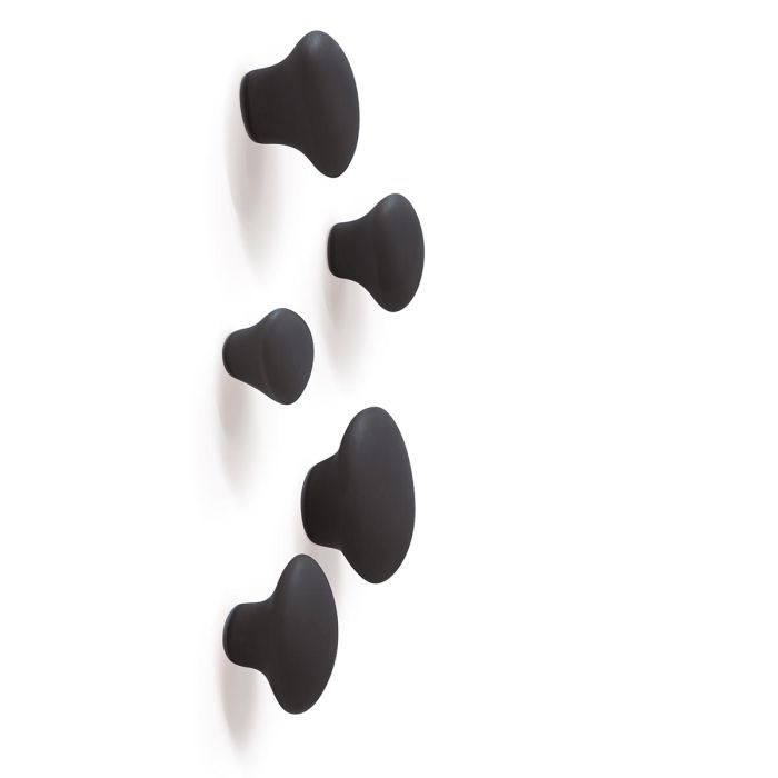 The_Hooks_wieszaki_uchwty_porcelanowe_do_łazienki_zestaw_5_czarny_Maomi_ilumia