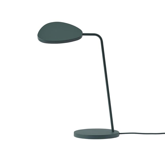 13424 Leaf lampa stołowa LED - ciemnozielona