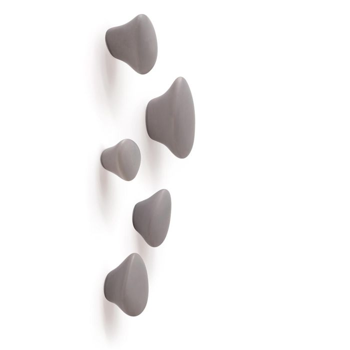 The_Hooks_wieszaki_uchwty_porcelanowe_do_łazienki_zestaw_5_kamienno_szare_Maomi_ilumia