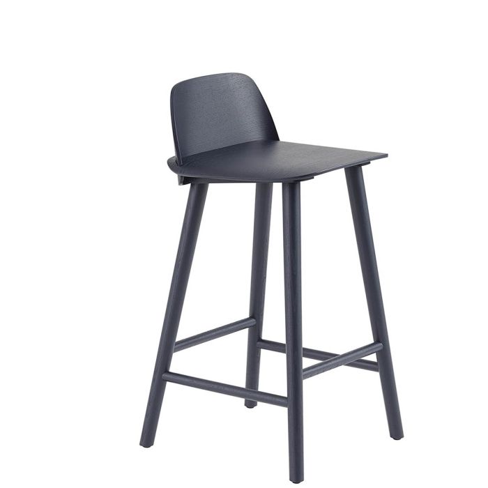 Nerd-bar-stool-h65cm-midnight-blue-Muuto-ilumia