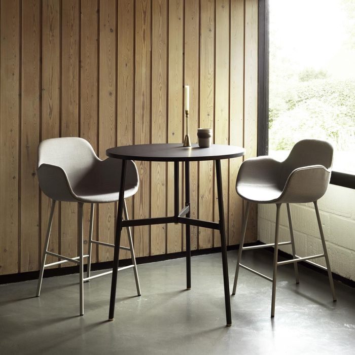 Normann_CPH_Form_Bar_Armchair_65cm_Steel_Grey_Union_Table_ilumia