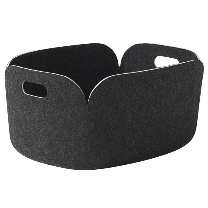 Restore_basket_black_melange-muuto-ilumia