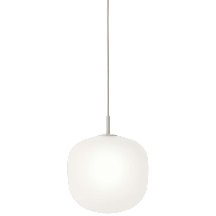 Muuto Rime 25 cm - lampa wisząca z mlecznego szkła