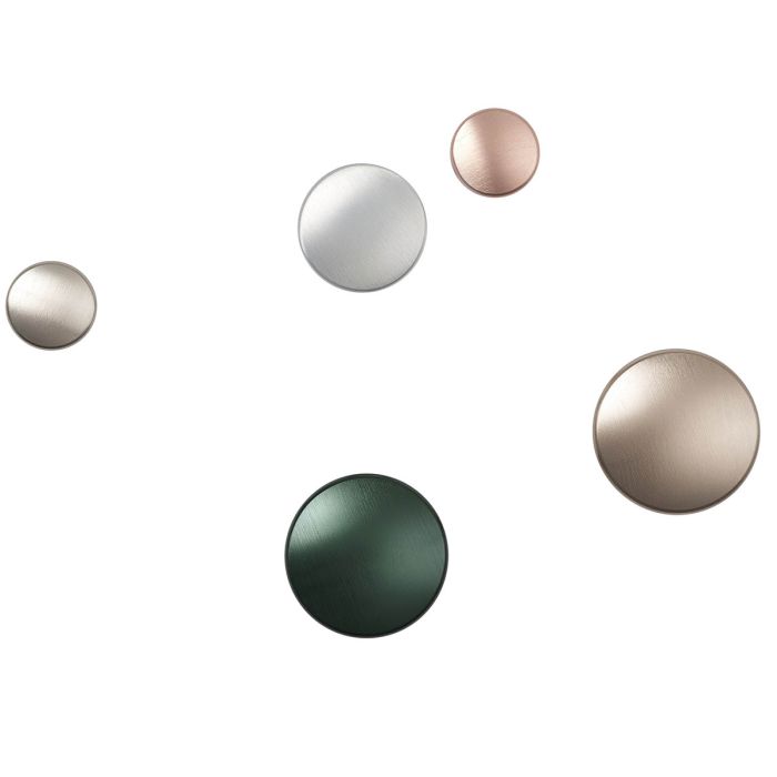 The Dots zestaw metalowych wieszaków, uchwytów -  muuto-ilumia