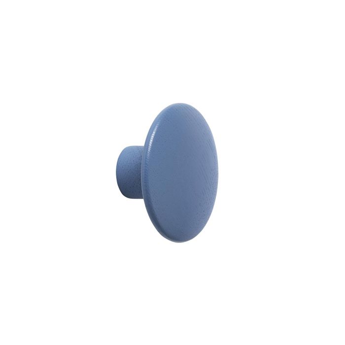 The Dots (xS) mały 6,5cm, drewniany wieszak kropka - jasnoniebieski Muuto ilumia