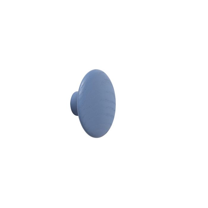 The Dots (XS) Ø6,5cm, drewniany wieszak kropka jasnoniebieski -Muuto-ilumia
