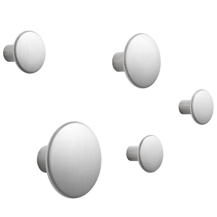 The Dots zestaw metalowych wieszaków, uchwytów -  muuto-ilumia