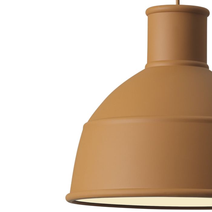 09016 Unfold - ponadczasowa lampa industrialna z silikonu-brązowa
