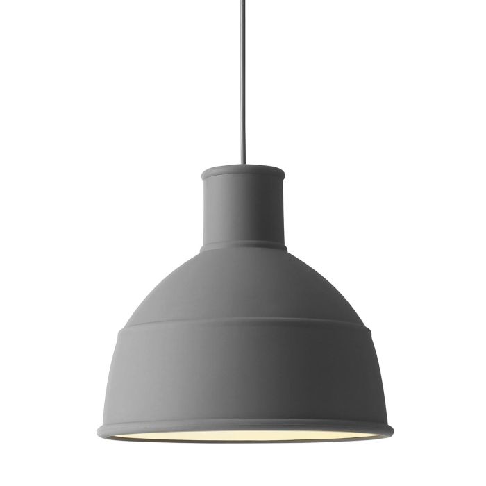 Unfold - ponadczasowa lampa industrialna z silikonu - szary