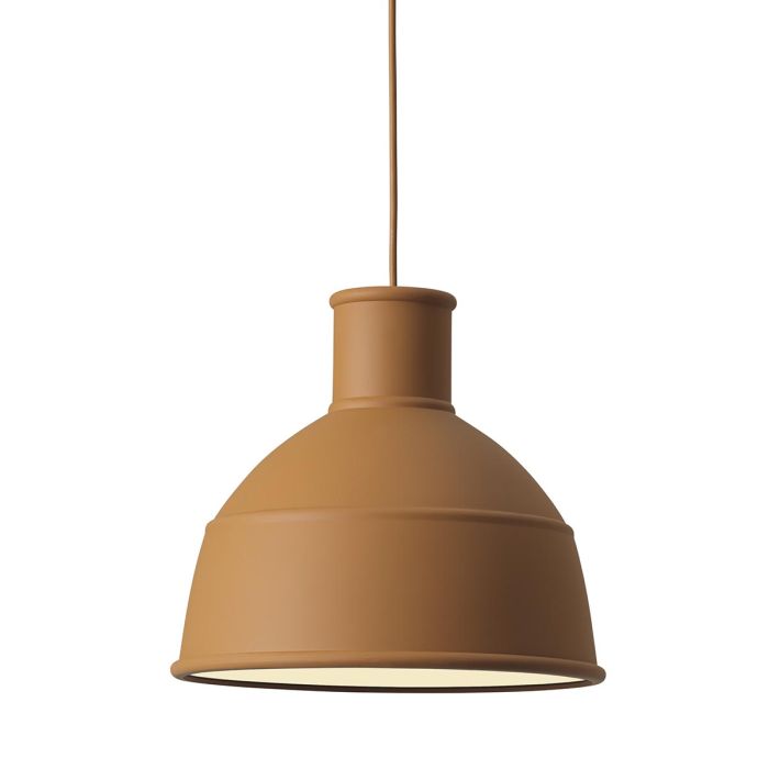 09016 Unfold - ponadczasowa lampa industrialna z silikonu-brązowa