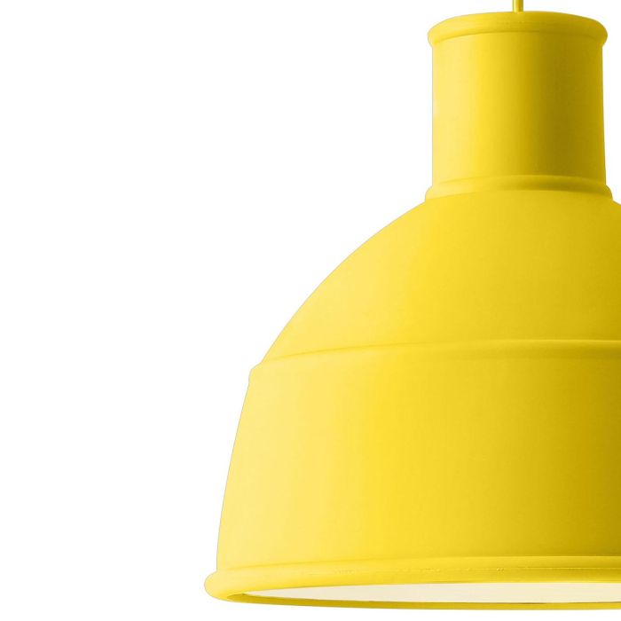 14202 Unfold - ponadczasowa lampa industrialna z silikonu - żółta