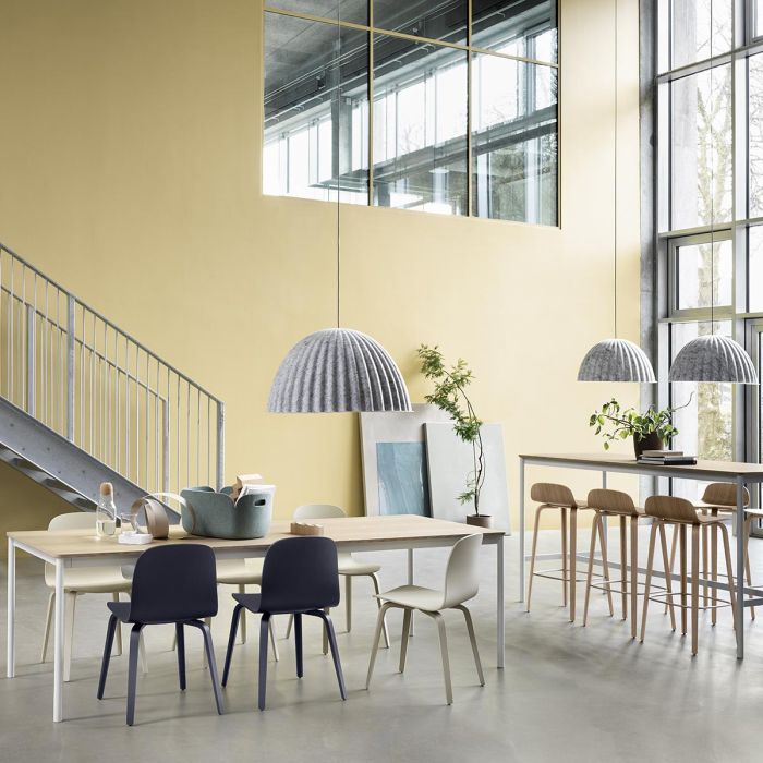 visu-chair-visu-bar-table-oak-white-under-the-bell-doze-lounge-post-lamp-muuto-ilumia