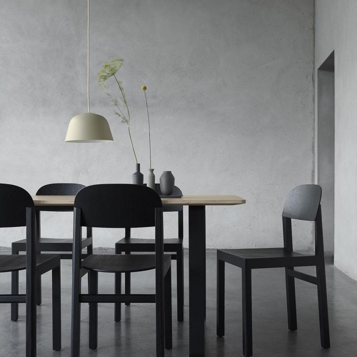 Loft-chair-Base-table-oak-grey-Ambit-beige-green-E27-muuto-ilumia