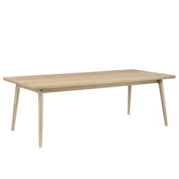 C65_Åstrup_stół_drewniany_rozkładany_220/320x90cm_naturalny_dąb_FDB_Mobler_ilumia