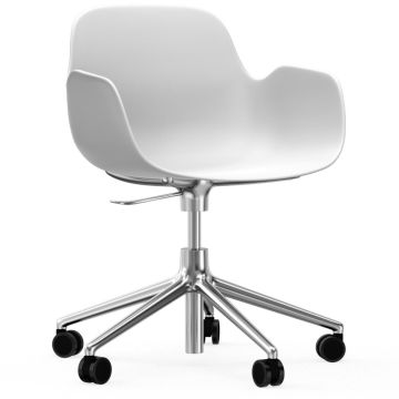 606140_Form_Armchair_Swivel_5W_Gaslift_White_Alu_Normann_Copenhagen_ilumia