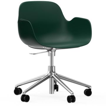 606144_Form_Armchair_Swivel_5W_Gaslift_Green_Alu_Normann_Copenhagen_ilumia