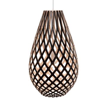 Koura_75_lampa_wisząca_naturalny_czarny_David_Trubridge_ilumia