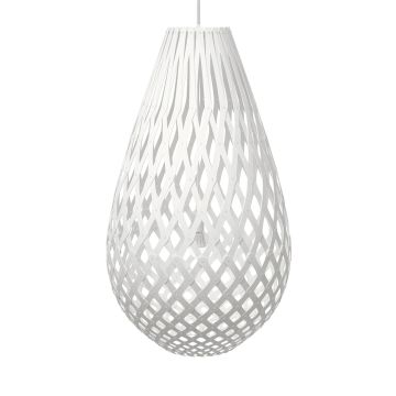 Koura_75_lampa_wisząca_biały_biały_David_Trubridge_ilumia