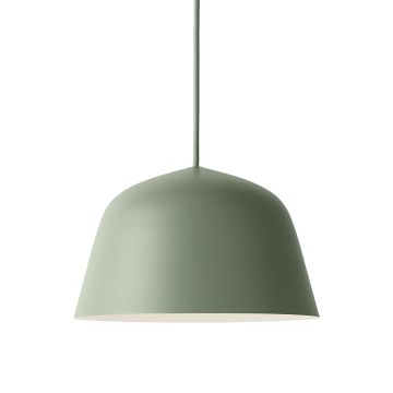26033 Ambit Ø25cm Linear And Rounded Shapes Pendant Lamp - Dusty Green