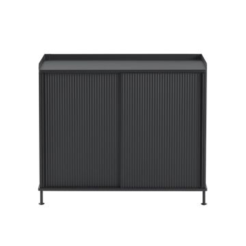 Enfold-Sideboard-tall-mono-black-front-Muuto-ilumia-900x900