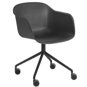 Fiber_chair_swivelbase_black_castors_black_muuto-ilumia