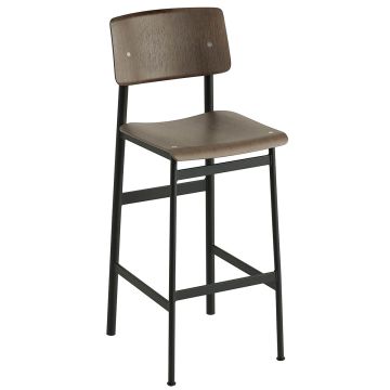 Loft-bar-stool-75-cm-black-stained-dark-brown-Muuto-ilumia
