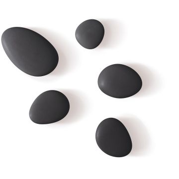 The_Hooks_wieszaki_uchwty_porcelanowe_do_łazienki_zestaw_5_złamana_czerń_Maomi_ilumia