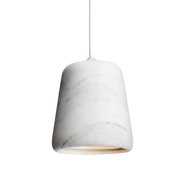 Material_lampa_wisząca_biały_marmur_New_Works_ilumia