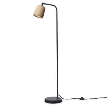 Material_lampa_podłogowa_naturalny_korek_New_Works_ilumia