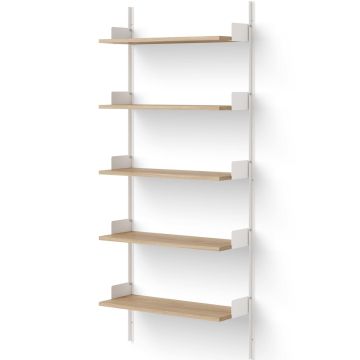 1900_Shelf_regał_z_5_pólkami_biały_New_Works_ilumia