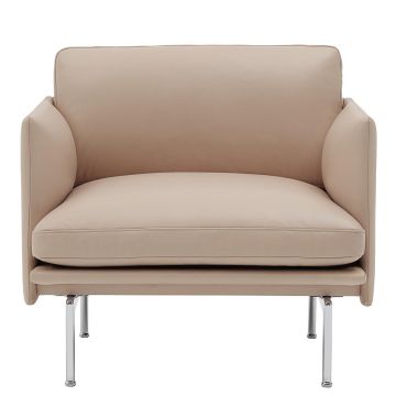 OutlineStudio_fotel_Refined Leather_skóra_premium_beż_Muuto_ilumia