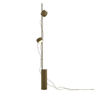 Post Floor Lamp An Innovative Modular Lighting Design -  Brown Green