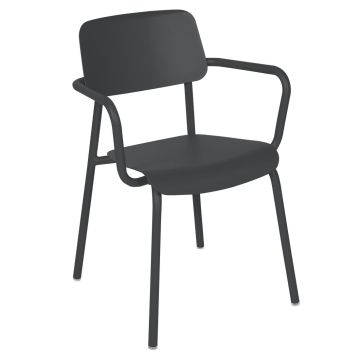Studie_krzesło_z_podłokietnikami_Anthracite_Fermob_ilumia