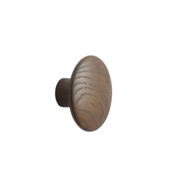 The_Dots_S_Ø9cm_drewniany_wieszak_kropka_bejcowany_ciemny_brąz_Muuto_ilumia