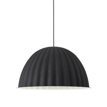 21361 Muuto Under The Bell 55cm Felt Pendant Lamp - Black